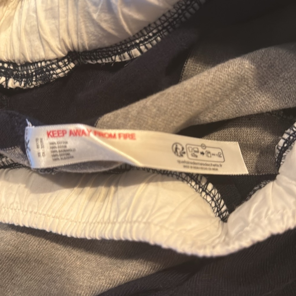 Daily Practice by Anthropologie Rugby Pants Striped Printed High Rise S - Picture 13 of 13